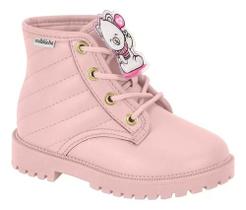 Botinha infantil coturno molekinha tratorado original