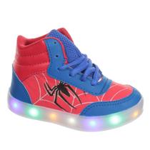 Botinha Infantil Led Luzinha Masculina Meninos do Aranha