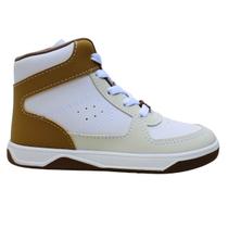 Botinha Infantil para Meninos Molekinho Napa Rustico