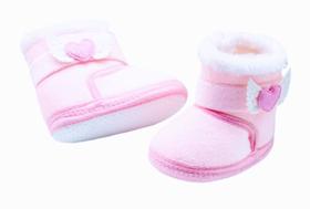 Botinha pantufa bebê asas