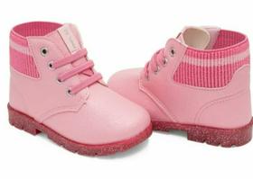 Botinha Rosa Pimpolho Botinha Rosa Pimpolho