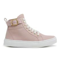 Botinha Sneaker Fivela Feminina Cano Baixo Rosa Botinha Sneaker Fivela Feminina Cano Baixo Rosa