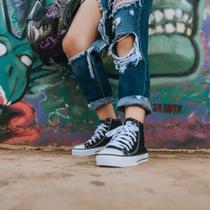 Botinha Sstar Cano Alto Varias Cores
