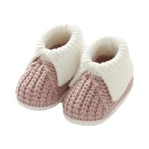 Botinhas De Bebê Recém-Nascido Feitas À Mão Em Tricô Para Meninos E Meninas Com Solado Macio