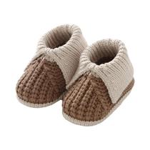 Botinhas De Bebê Recém-Nascido Feitas À Mão Em Tricô Para Meninos E Meninas, Solado Macio Botinhas De Bebê Recém-Nascido Feitas À Mão Em Tricô Para Meninos E Meninas, Solado Macio
