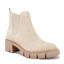 Botinhas de tornozelo Juliet Holy Lug Sole Platform Leather Nude