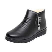 Botins Femininos Quentes e Impermeáveis para Inverno - Ideal para Halloween, Ação de Graças e Natal