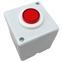 Botoeira Botão de Acionamento Stillus BCO/VERM Botoeira Botão de Acionamento Stillus BCO/VERM