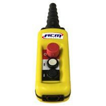 Botoeira Completa para Talhas Elétricas Fixa 2 Velocidades 2 Botões Sobe/Desce 1 Botão de Emergência ACM TOOLS Botoeira Completa para Talhas Elétricas Fixa 2 Velocidades 2 Botões Sobe/Desce 1 Botão de Emergência ACM TOOLS