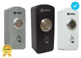 Botoeira de Inox 1 Botão Sobrepor Saída Rápida NA 250VAC