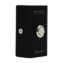 Botoeira Inox Preta 1 Botão - BOTOK 1 - IPEC