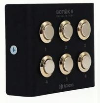 Botoeira IPEC BOTOK 6 Botões para Automação e Segurança Elegante Botoeira IPEC BOTOK 6 Botões para Automação e Segurança Elegante