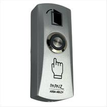 Botoeira (na) com 01 botao 1a cx metalica sobrepor led inox