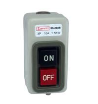 Botoeira Partida Direta Trifásica 380v Para 1HP/ 2HP/ 3HP/ 5HP 10A - Sibratec Botoeira Partida Direta Trifásica 380v Para 1HP/ 2HP/ 3HP/ 5HP 10A - Sibratec