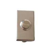 Botoeira Pequena Inox com Botão inox NA