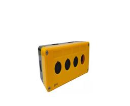 BOTOEIRA PLASTICA VAZIA - BMY104 - AMARELA - (4 FURO/22,5mm) BOTOEIRA PLASTICA VAZIA - BMY104 - AMARELA - (4 FURO/22,5mm)