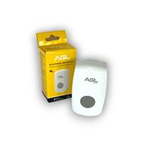 Botoeira simples plastico branca - agl