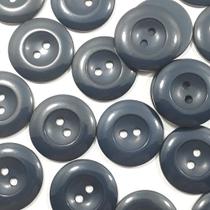 Botões 4 Furos Brilhante Plástico ABS Preto 19mm 44371 Botão criativo para confecção roupas e artesanato