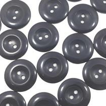 Botões 4 Furos Brilhante Plástico ABS Preto 20mm 44343 Botão colorido para vestidos e uniformes