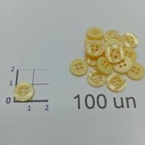 Botões Amarelo 11mm 4 Furos Brilho Perolado 50Un 100Un 200Un confecção vestidos artesanato casacos Botão 44960 Botões Amarelo 11mm 4 Furos Brilho Perolado 50Un 100Un 200Un confecção vestidos artesanato casacos Botão 44960