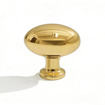 Botões de armário khtumeware vintage retro em latão com 3,8 cm de diâmetro