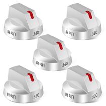 Botões de fogão a gás P Polerden DG94-04167 atualizados (5 unidades) Samsung