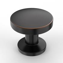 Botões de gabinete Asidrama, bronze polido a óleo, 30 mm, zinco, pacote com 10