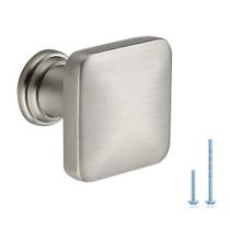 Botões de gabinete JOY DECOR, níquel escovado, 1,1 cm, liga de zinco, pacote com 25