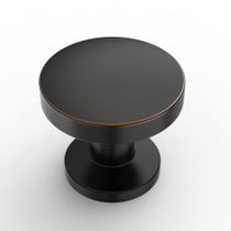 Botões de gabinete redondos Amerdeco, bronze polido a óleo, 5", pacote com 10