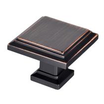 Botões de gabinete YCSJ 33 mm de bronze polido a óleo, pacote com 10