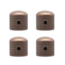 Botões de guitarra XIYANGJUAN Metal Red Copper para guitarra elétrica