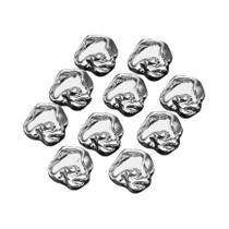 Botões De Liga De Zinco Em Forma Irregular De 20mm, Pacote Com 20 Peças Para Acessórios De Suéter E Botões De Liga De Zinco Em Forma Irregular De 20mm, Pacote Com 20 Peças Para Acessórios De Suéter E