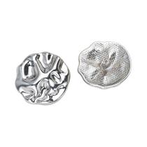 Botões De Liga De Zinco Em Forma Irregular Dourados E Prateados 10 Peças Acessórios Para Casacos De