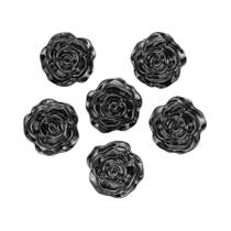 Botões De Metal Retro Em Preto, Prata E Ouro, 10 a 50 Peças Para Roupas, Jaquetas E Camisas, 15, 29,