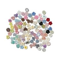 Botões De Plástico Em Cor Creme Estilo Coreano Para DIY Scrapbooking Costura 10 20 30 Pcs Acessórios Botões De Plástico Em Cor Creme Estilo Coreano Para DIY Scrapbooking Costura 10 20 30 Pcs Acessórios