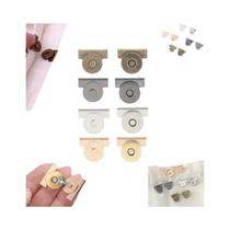 Botões De Pressão Metálicos Com Fecho Magnético Para Bolsas Tote, Roupas E Artesanato DIY, Clipe Sem