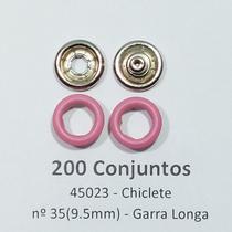 Botões de Pressão Nº 35 Tic-Tac Colorido Latão Sortidos Chiclete 9,5mm 50Un 100Un 200Un roupa infantil Botão 45023V