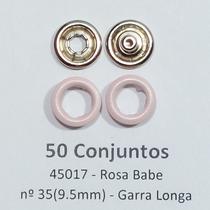 Botões de Pressão Nº 35 Tic-Tac Sortidos Colorido Latão Rosa Bebê 9,5mm 50Un 100Un 200Un roupa infantil Botão 45017V