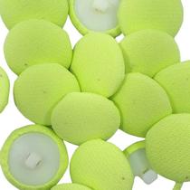 Botões Forrado Pano Encapado Diversas Cores tamanhos Preto Amarelo 22mm 28mm 17mm BTF