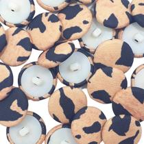 Botões Forrado Pano Encapado Diversas Cores tamanhos Preto Amarelo 22mm 28mm 17mm BTF