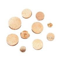 Botões Metálicos Dourados 10 Peças De Alta Qualidade Para Casacos, Roupas E Ternos - Suprimentos De