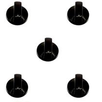 Botões nos Padrões Fábrica para Fogão Chef com 5Peças Preto Botões nos Padrões Fábrica para Fogão Chef com 5Peças Preto