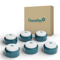 Botões para cães FluentPet Speak Up, kit com 6 botões graváveis para treinamento Botões para cães FluentPet Speak Up, kit com 6 botões graváveis para treinamento