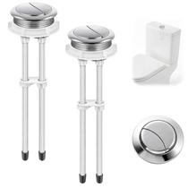 Botões para caixa acoplada Enhon 48 mm com duplo acionamento, kit com 2 unidades Botões para caixa acoplada Enhon 48 mm com duplo acionamento, kit com 2 unidades