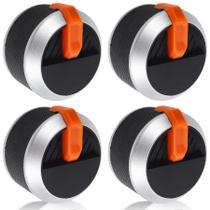 Botões para chapa a gás AJinTeby para Blackstone, kit com 4 unidades, laranja Botões para chapa a gás AJinTeby para Blackstone, kit com 4 unidades, laranja