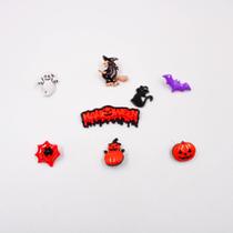 Botões Para Halloween Base Em Nylon Com 100 Peças