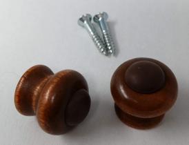 Botões para Mesa de Piano In Tune 2 Madeira Nogueira 2 cm Botões para Mesa de Piano In Tune 2 Madeira Nogueira 2 cm