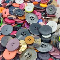 Botões Plásticos Sortidos Tamanho pequeno até 12mm Cores Variadas 44393 Botão colorido
