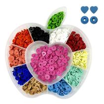 Botões Ritas Coração 10 130 Botão de Pressão TicTac Colorido