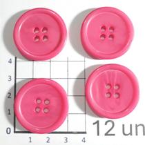 Botões Rosa 30mm 4 Furos Plástico Brilhante Perolado Luxo 12 Un 24 Un 48 Un vestidos e artesanato casacos Botão 44294V Botões Rosa 30mm 4 Furos Plástico Brilhante Perolado Luxo 12 Un 24 Un 48 Un vestidos e artesanato casacos Botão 44294V